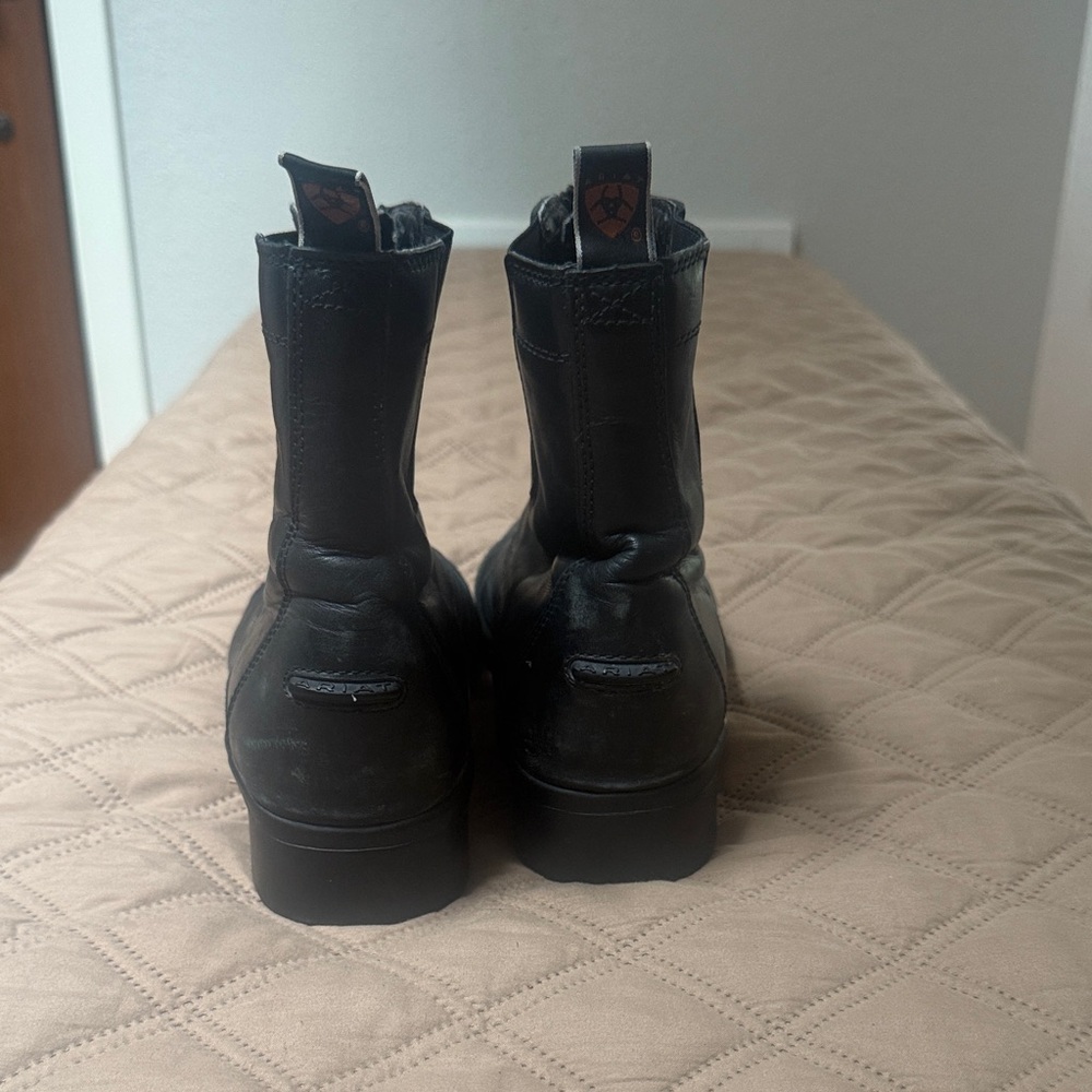 Ariat Black Paddock Boots with Zipper - Picture 3 of 7